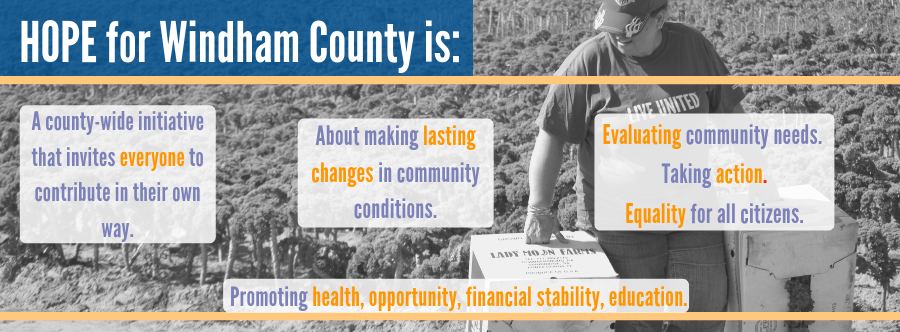 Hope for Windham County is...